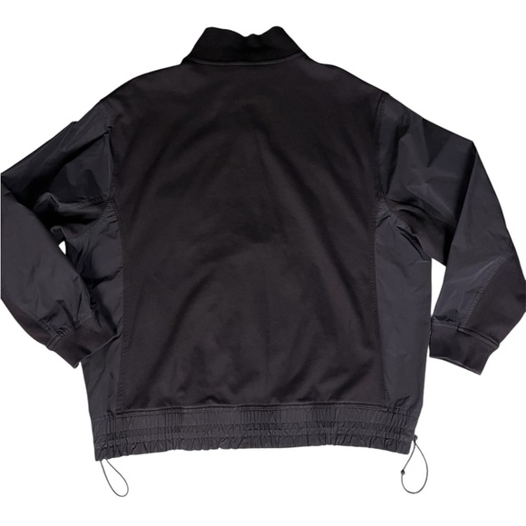 Athleta Triumph Hybrid 1/4 Zip Pullover Black Size Large - Picture 3 of 10